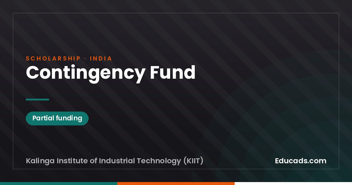 Contingency Fund scholarship