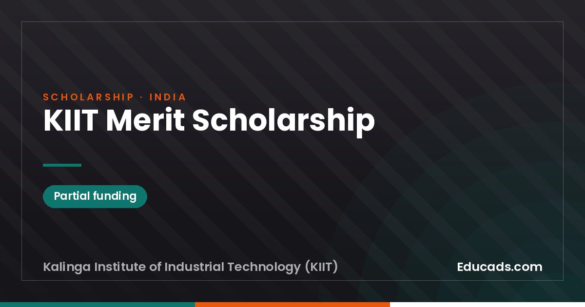 KIIT Merit Scholarship scholarship