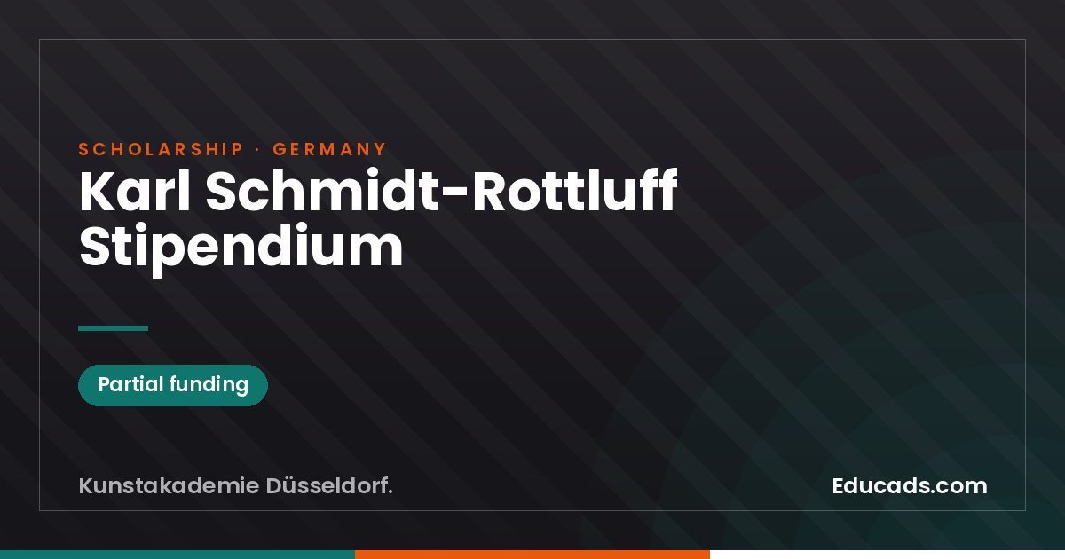 Karl Schmidt-Rottluff Scholarship scholarship