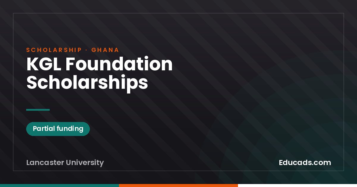 KGL Foundation Scholarships scholarship