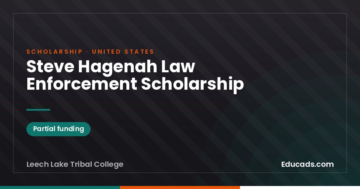Steve Hagenah Law Enforcement Scholarship scholarship
