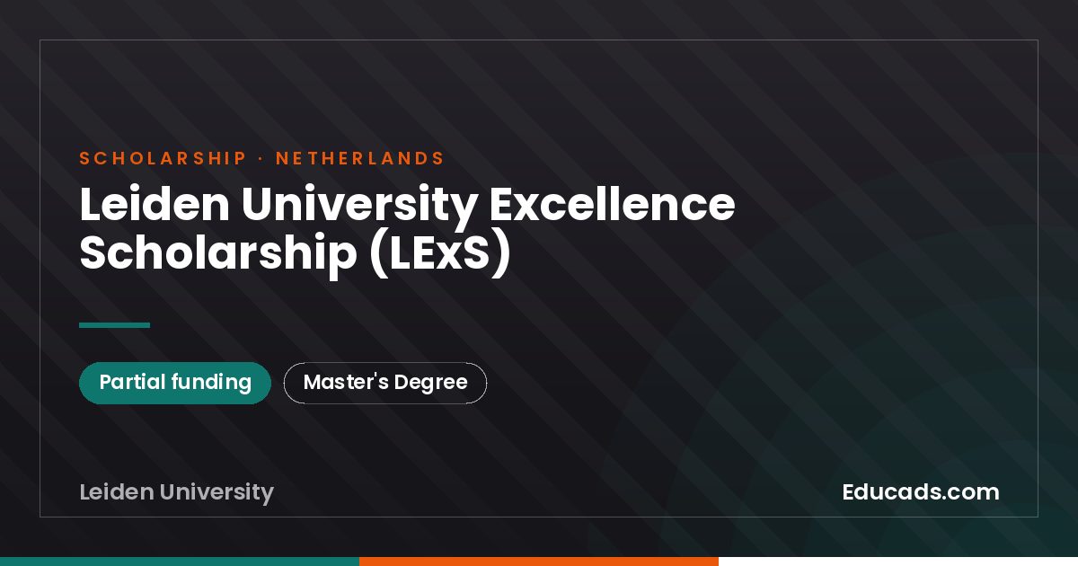 Leiden University Excellence Scholarship (LExS) scholarship