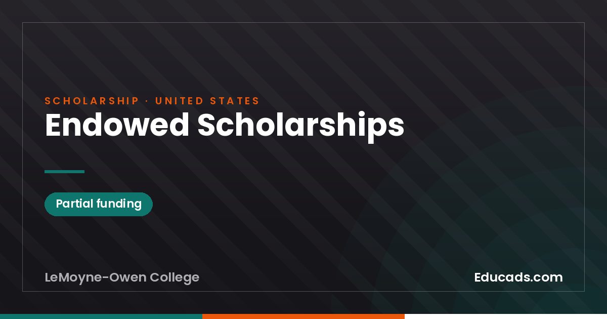 Endowed Scholarships scholarship