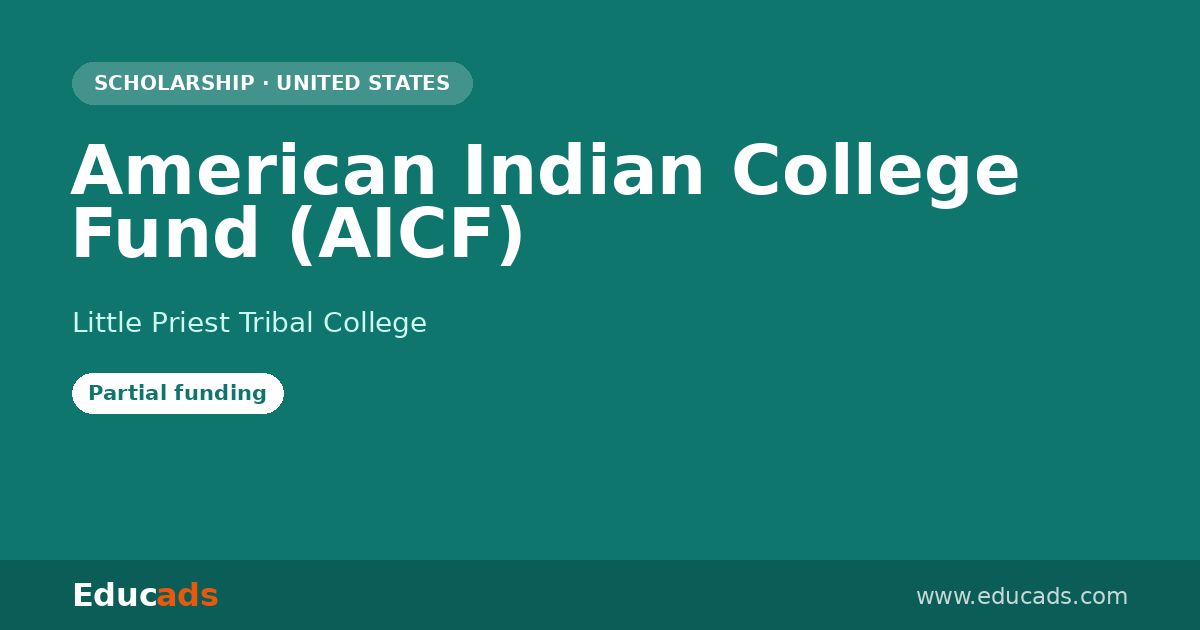 American Indian College Fund (AICF) scholarship