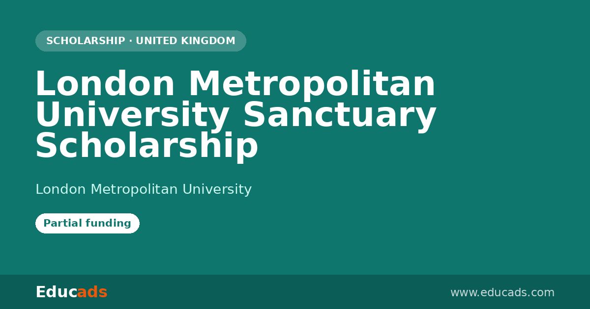 London Metropolitan University Sanctuary Scholarship scholarship