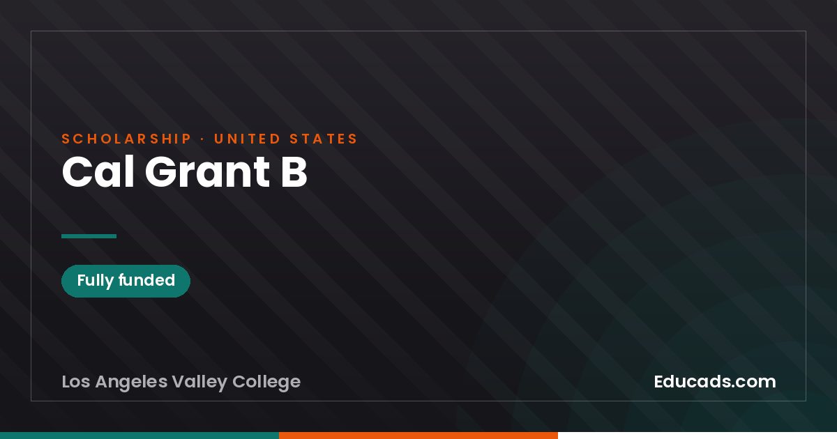 Cal Grant B scholarship