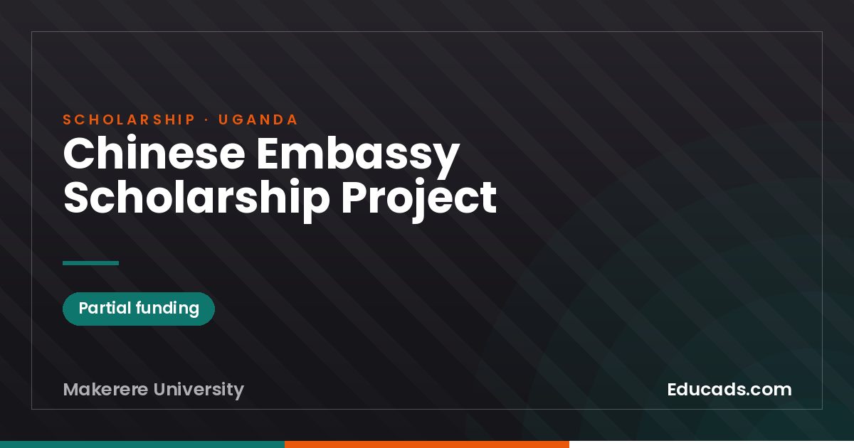 Chinese Embassy Scholarship Project scholarship