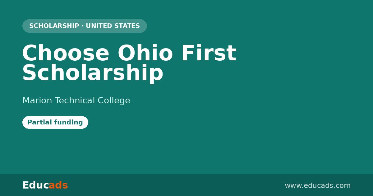 Choose Ohio First Scholarship scholarship