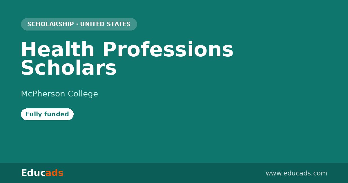 Health Professions Scholars scholarship