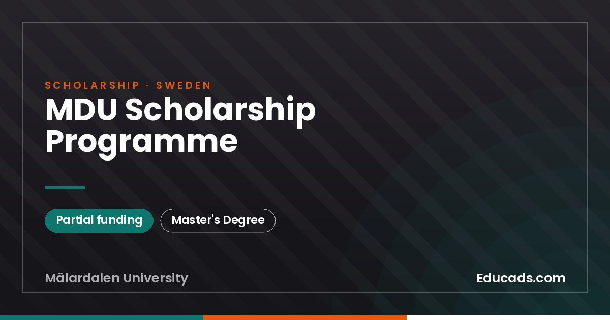 MDU Scholarship Programme scholarship