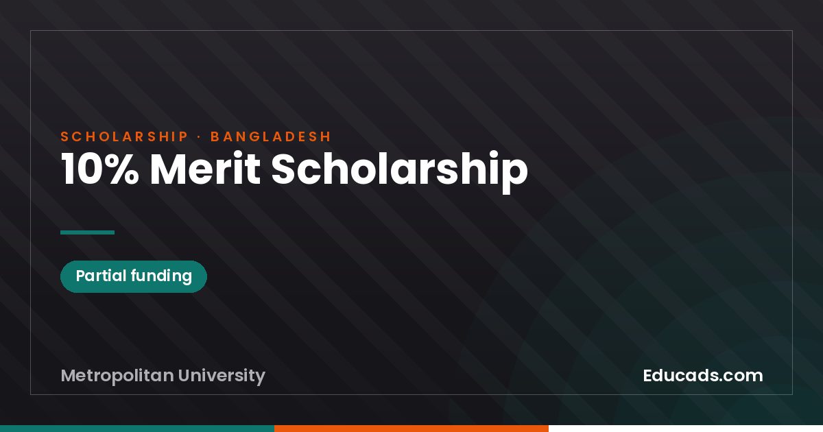10% Merit Scholarship scholarship