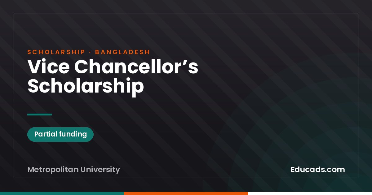 Vice Chancellor’s Scholarship scholarship