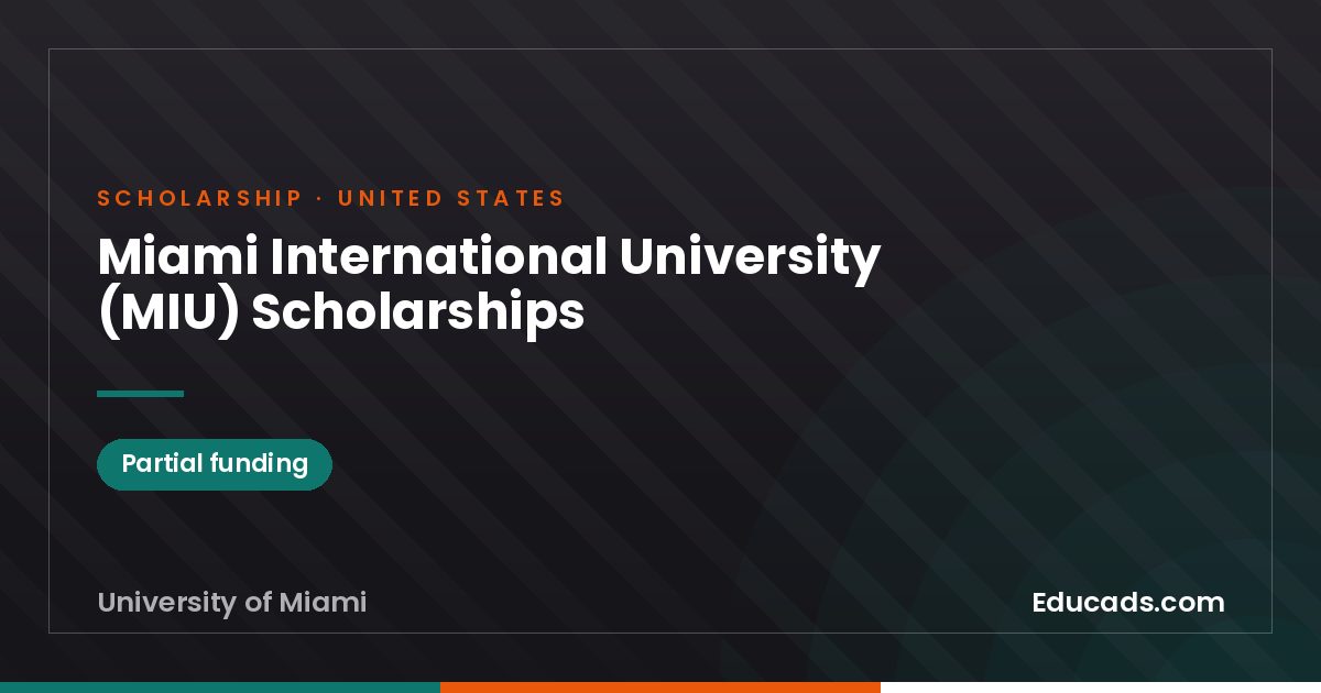 Miami International University (MIU) Scholarships scholarship
