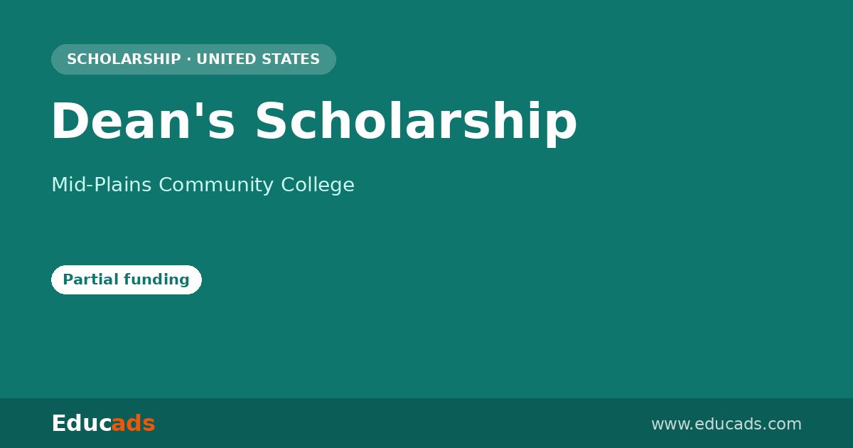 Dean's Scholarship scholarship