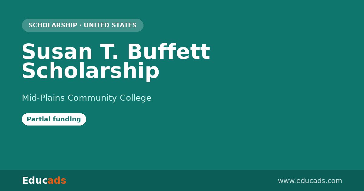 Susan T. Buffett Scholarship scholarship