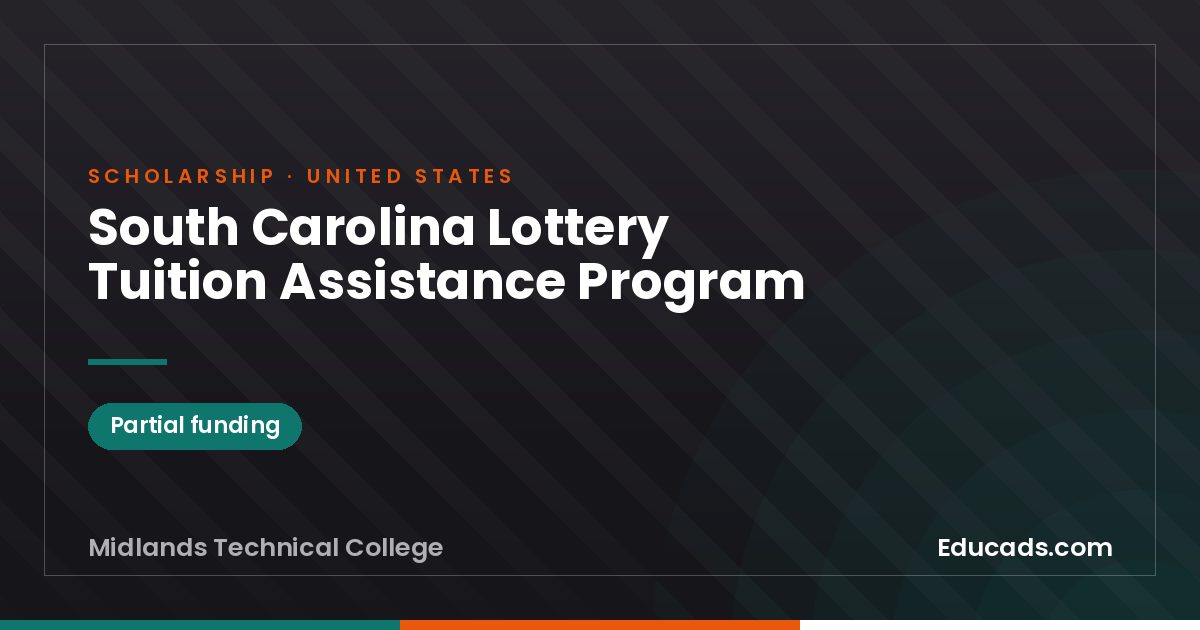 South Carolina Lottery Tuition Assistance Program scholarship