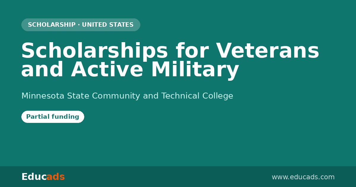 Scholarships for Veterans and Active Military scholarship