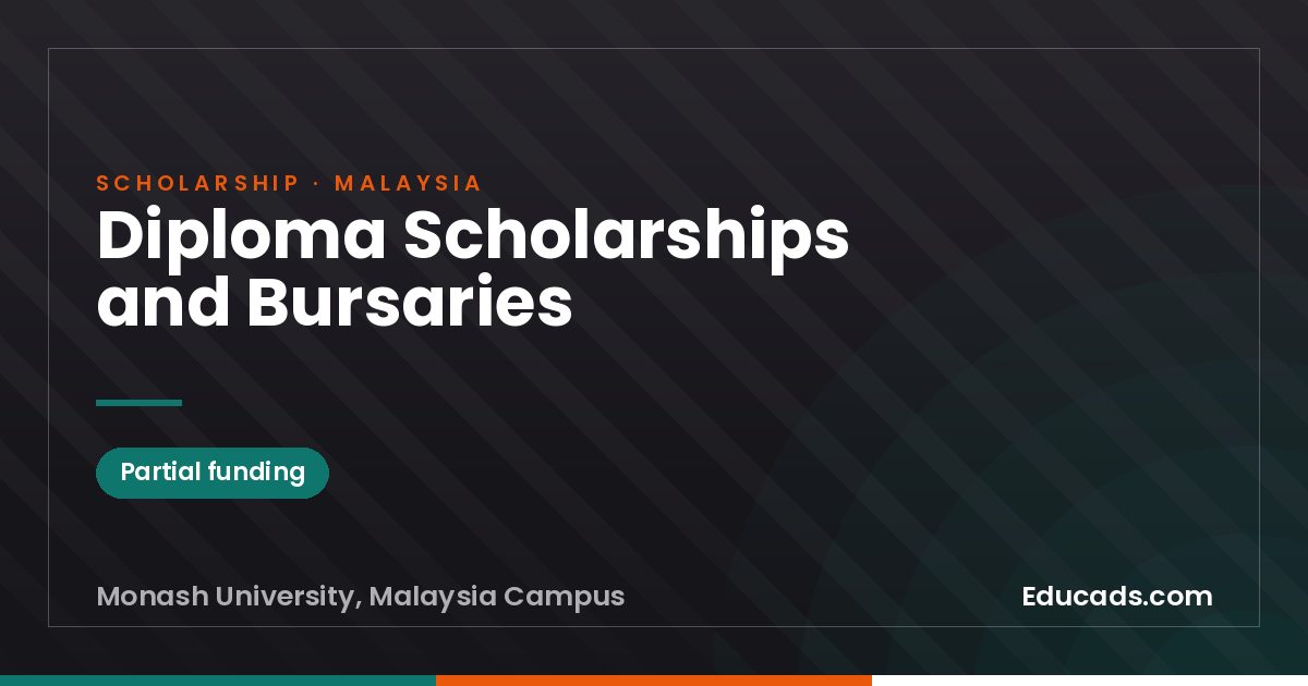 Diploma Scholarships and Bursaries scholarship