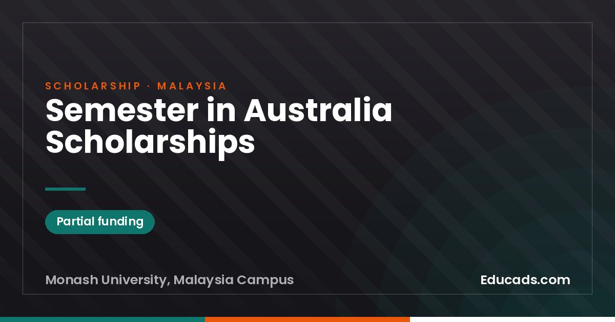 Semester in Australia Scholarships scholarship