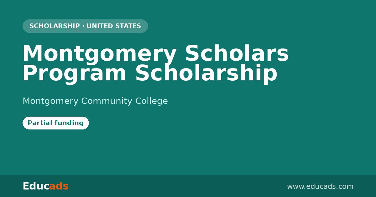 Montgomery Scholars Program Scholarship scholarship