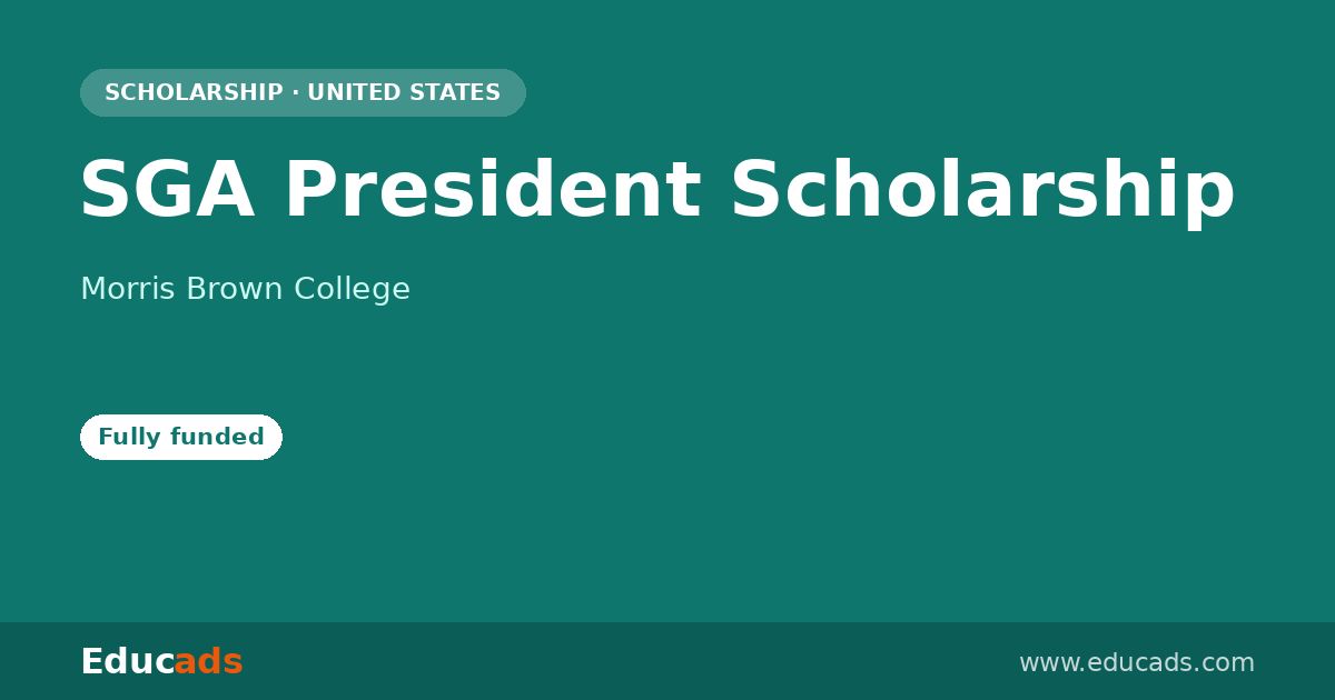 SGA President Scholarship scholarship