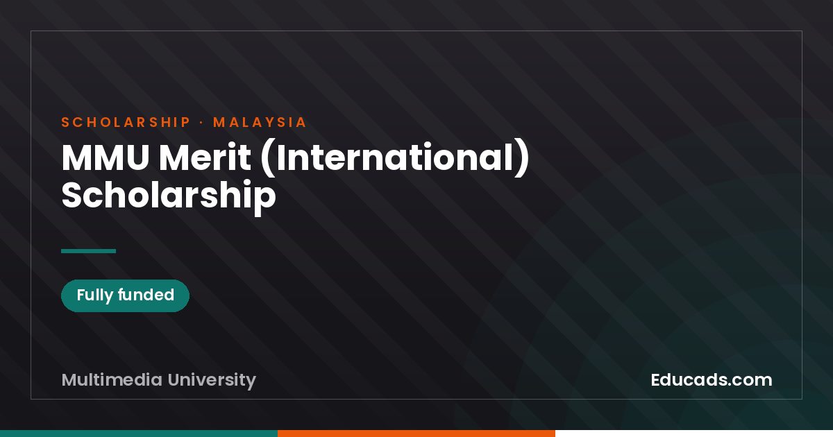 MMU Merit (International) Scholarship scholarship