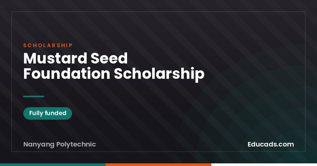 Mustard Seed Foundation Scholarship scholarship