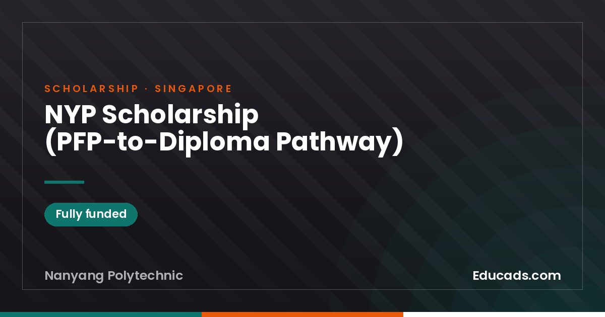 NYP Scholarship (PFP-to-Diploma Pathway) scholarship