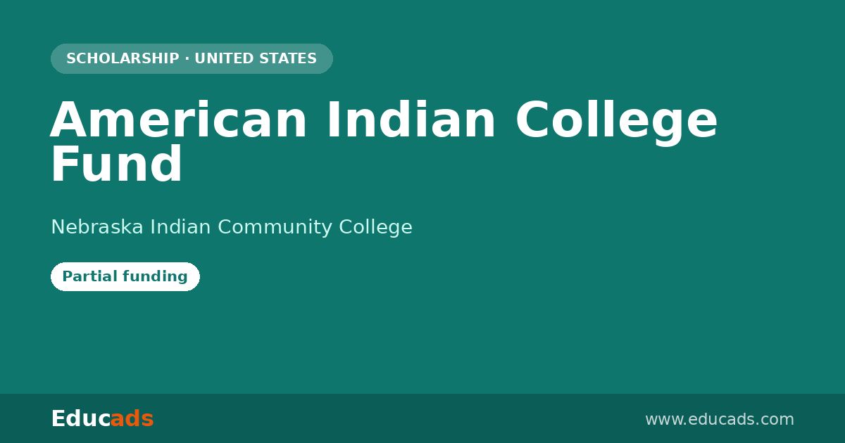 American Indian College Fund scholarship