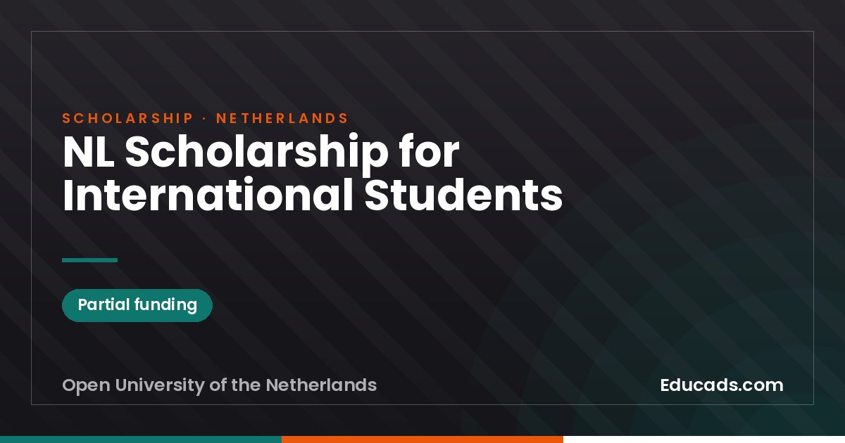 NL Scholarship for International Students scholarship