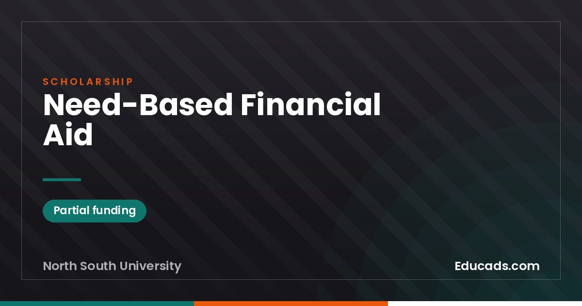 Need-Based Financial Aid scholarship