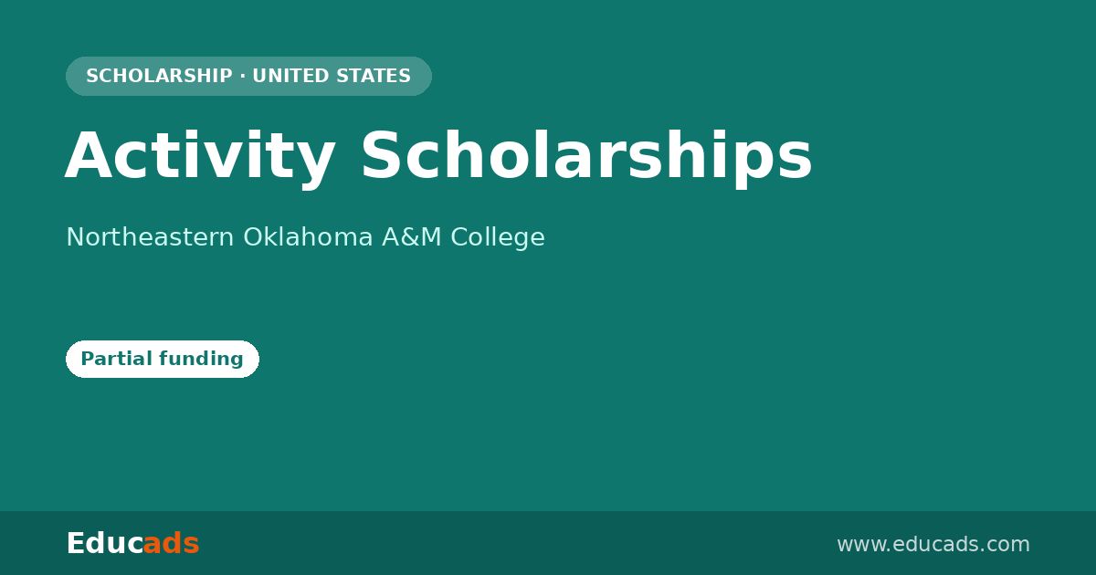 Activity Scholarships scholarship