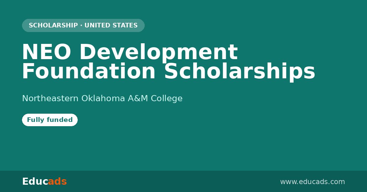 NEO Development Foundation Scholarships scholarship