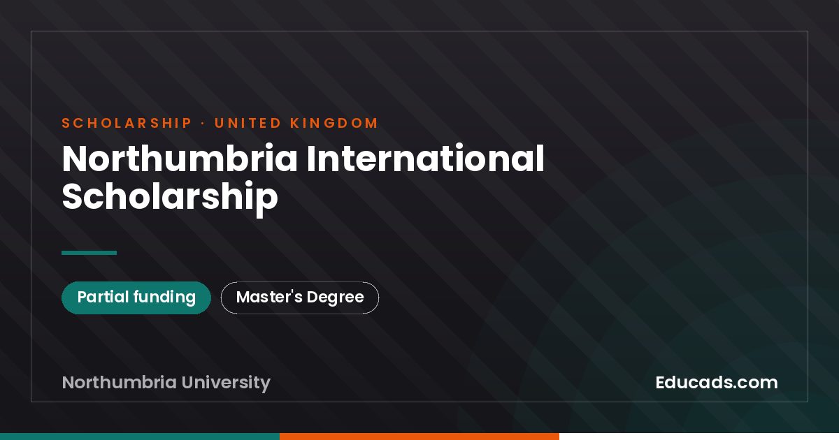 Northumbria International Scholarship scholarship