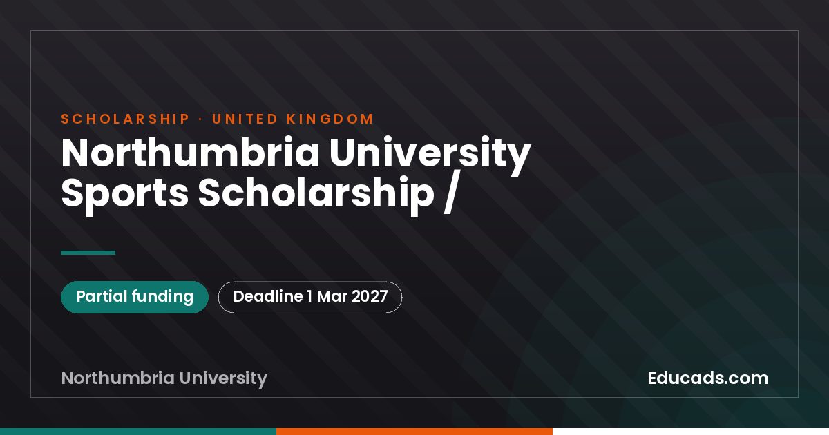 Northumbria University Sports Scholarship / scholarship