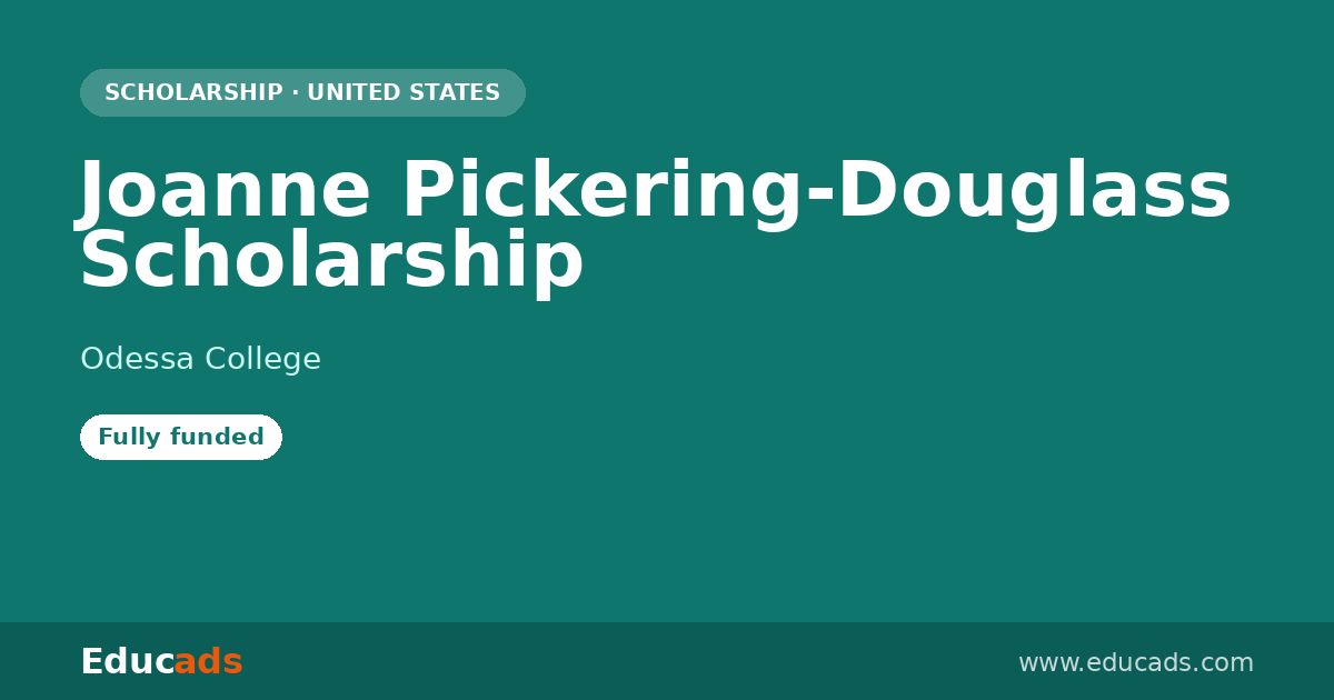 Joanne Pickering-Douglass Scholarship scholarship
