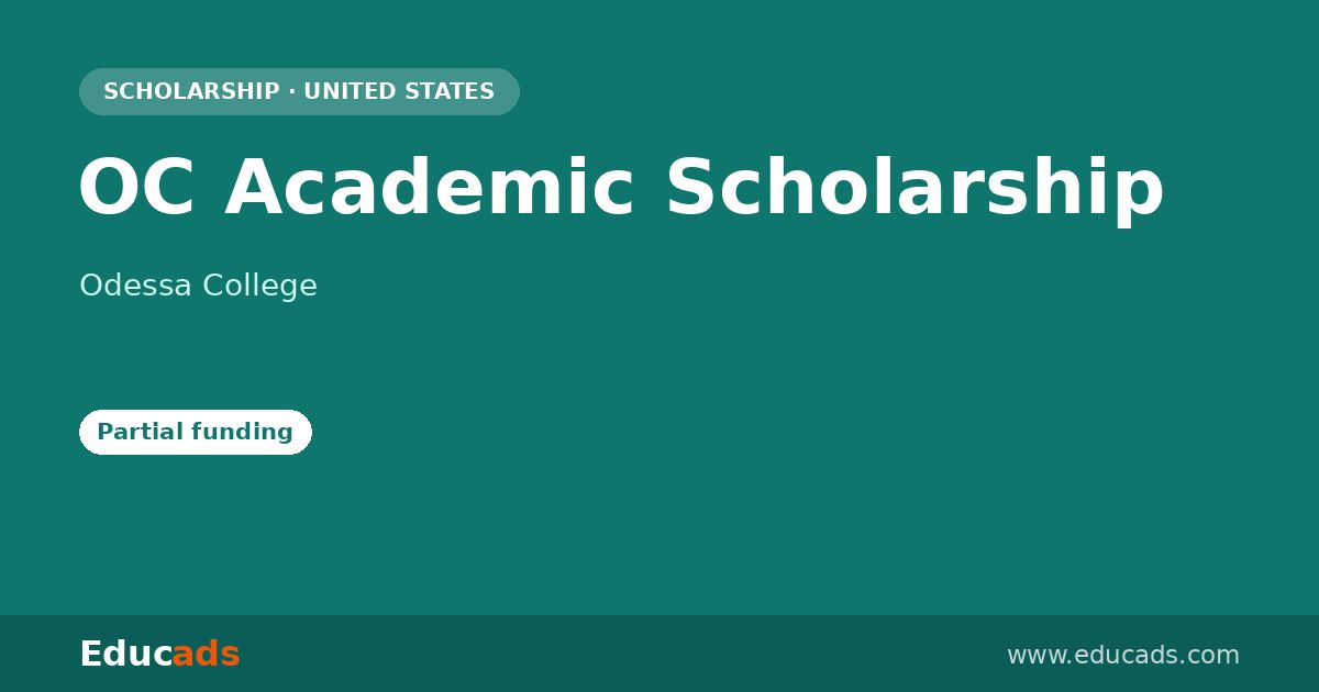 OC Academic Scholarship scholarship