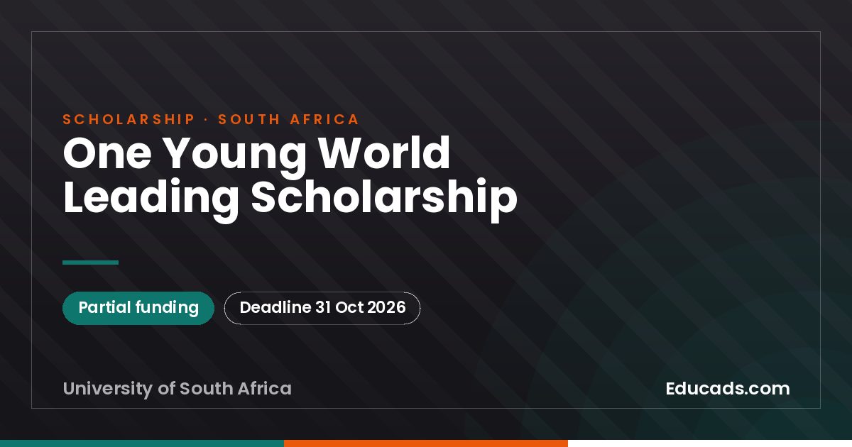 One Young World Leading Scholarship scholarship