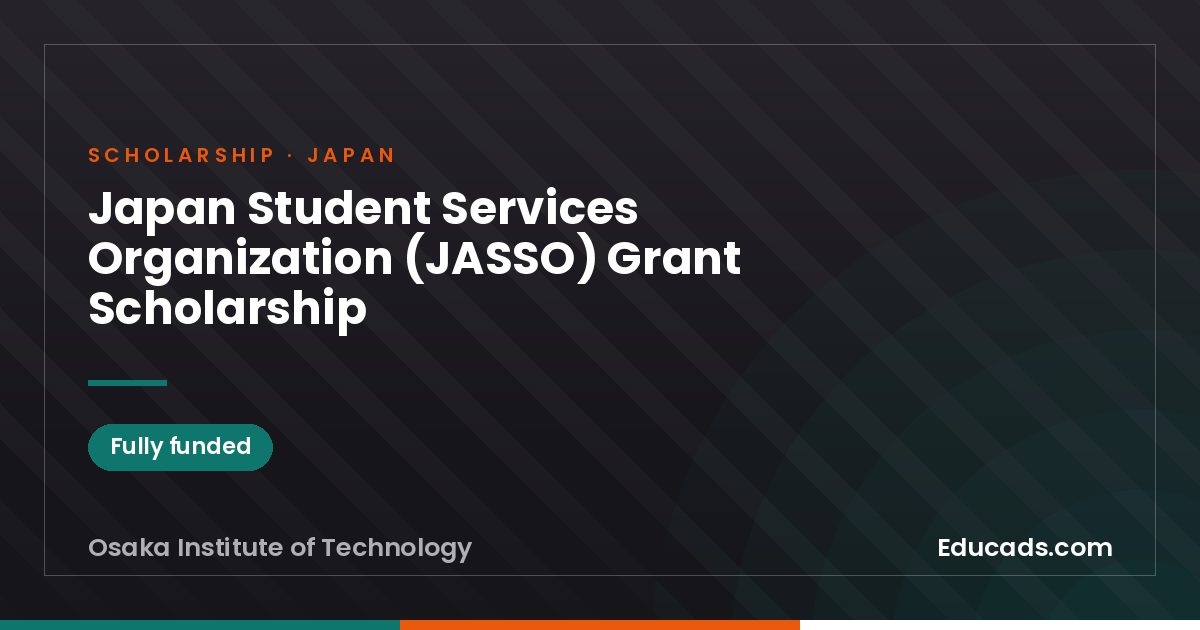 Japan Student Services Organization (JASSO) Grant Scholarship scholarship