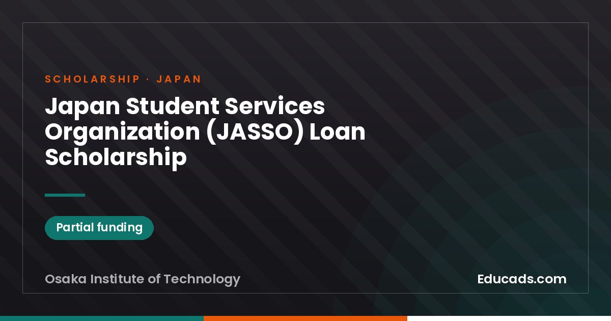 Japan Student Services Organization (JASSO) Loan Scholarship scholarship