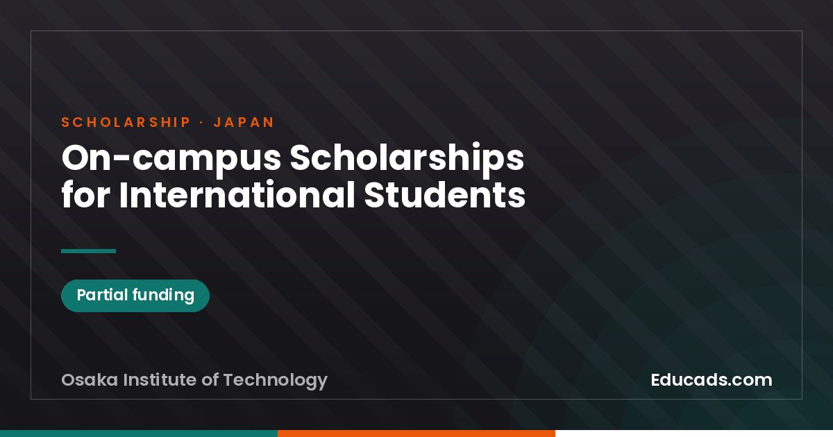 On-campus Scholarships for International Students scholarship