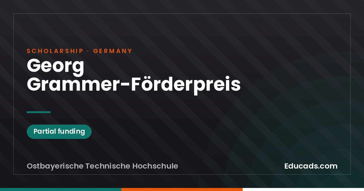 Georg Grammer-Förderpreis scholarship