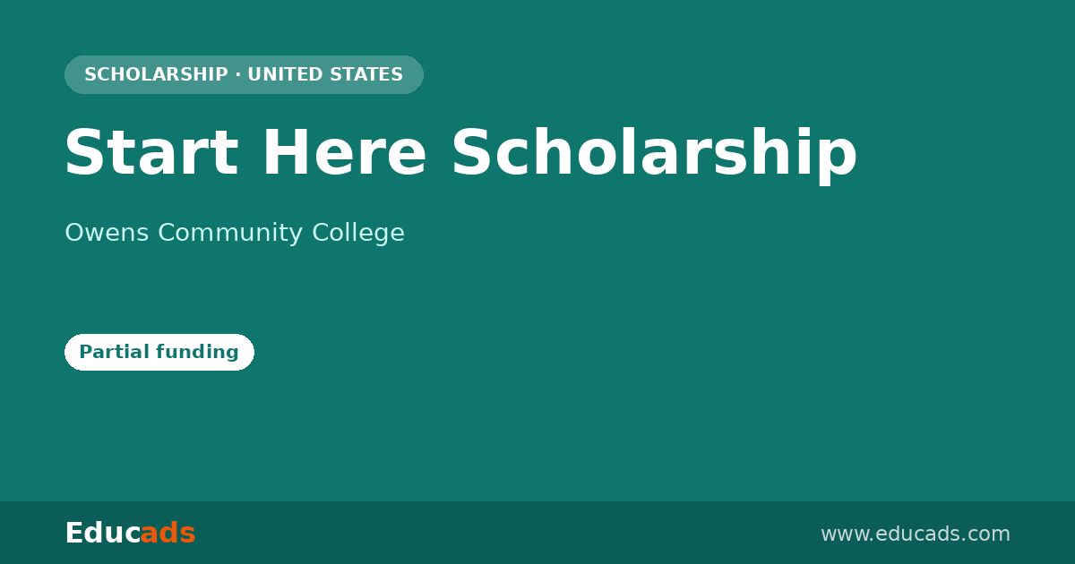Start Here Scholarship scholarship