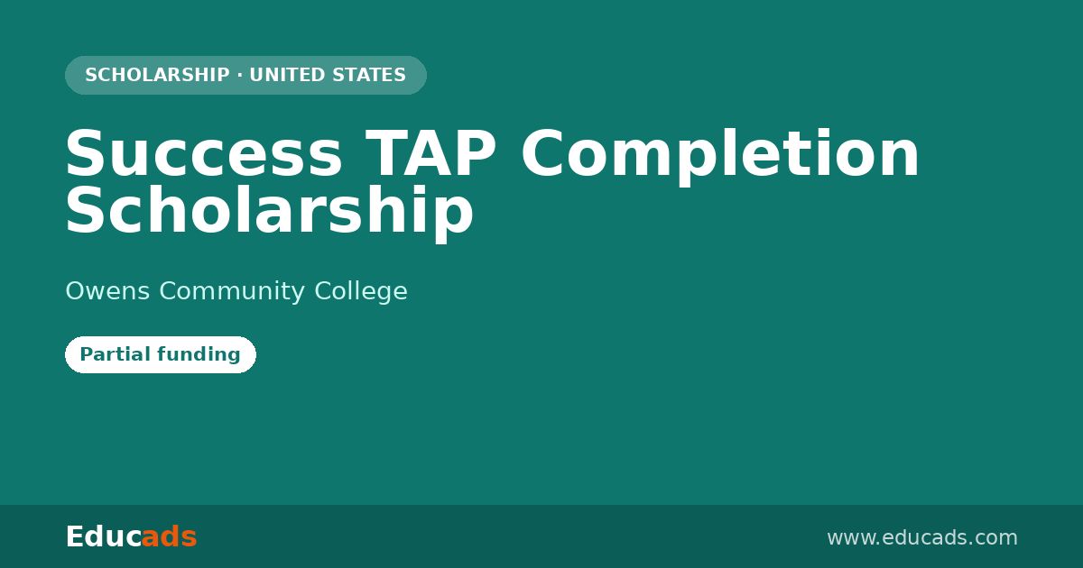 Success TAP Completion Scholarship scholarship