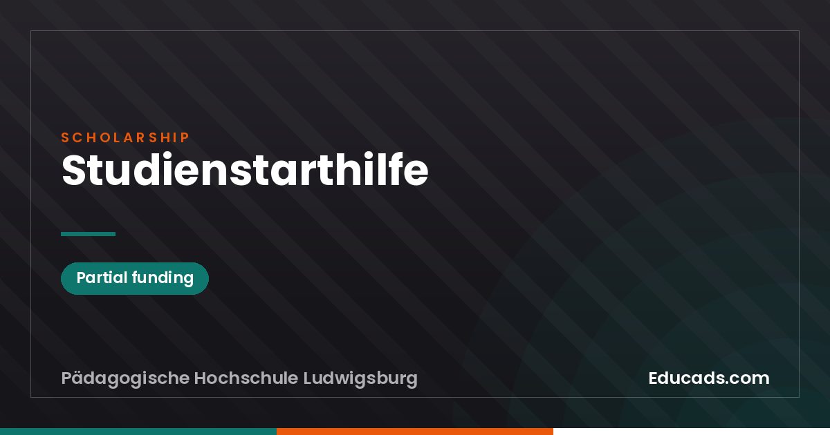Studienstarthilfe scholarship