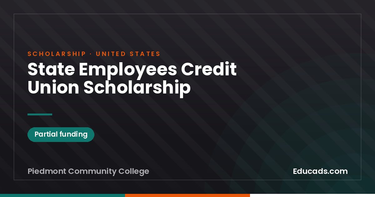 State Employees Credit Union Scholarship scholarship