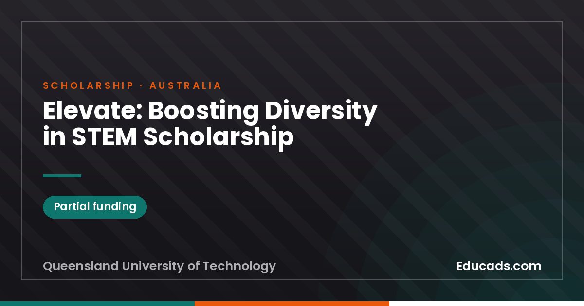 Elevate: Boosting Diversity in STEM Scholarship scholarship