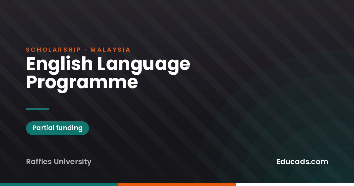 English Language Programme scholarship