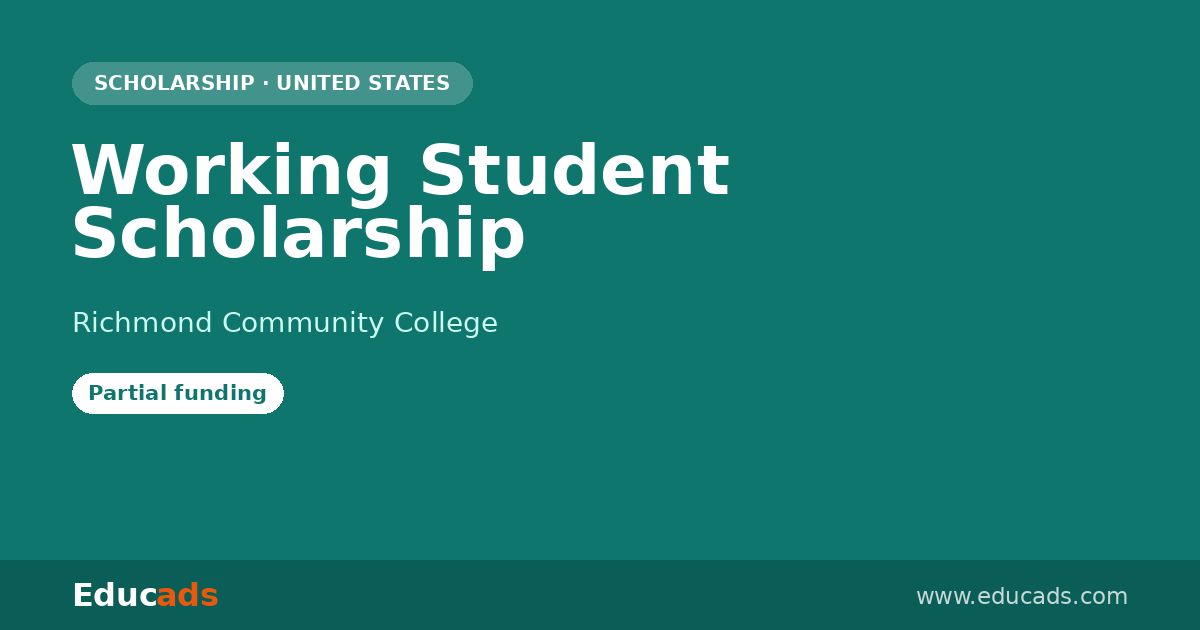Working Student Scholarship scholarship