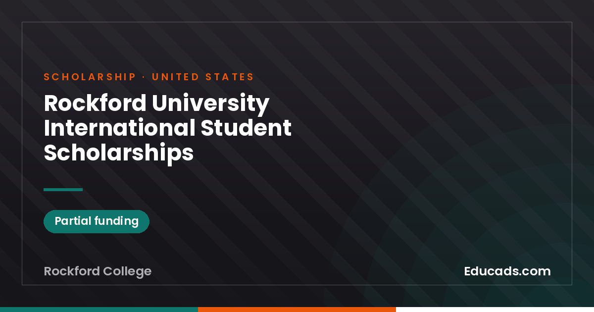 Rockford University International Student Scholarships scholarship